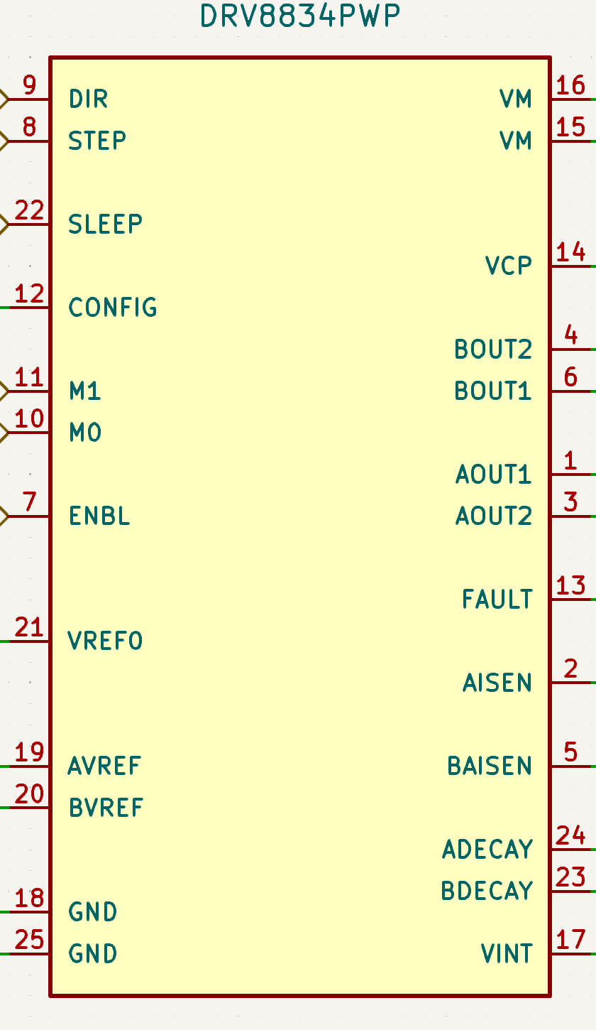 Original motor driver pinout